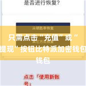 只需点击“充值”或“提现”按钮比特派加密钱包