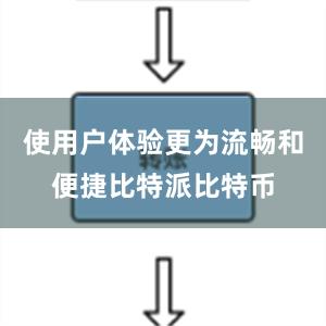 使用户体验更为流畅和便捷比特派比特币