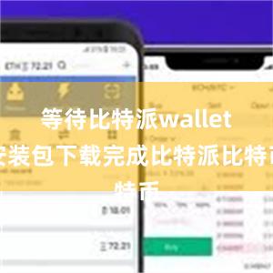 等待比特派wallet安装包下载完成比特派比特币